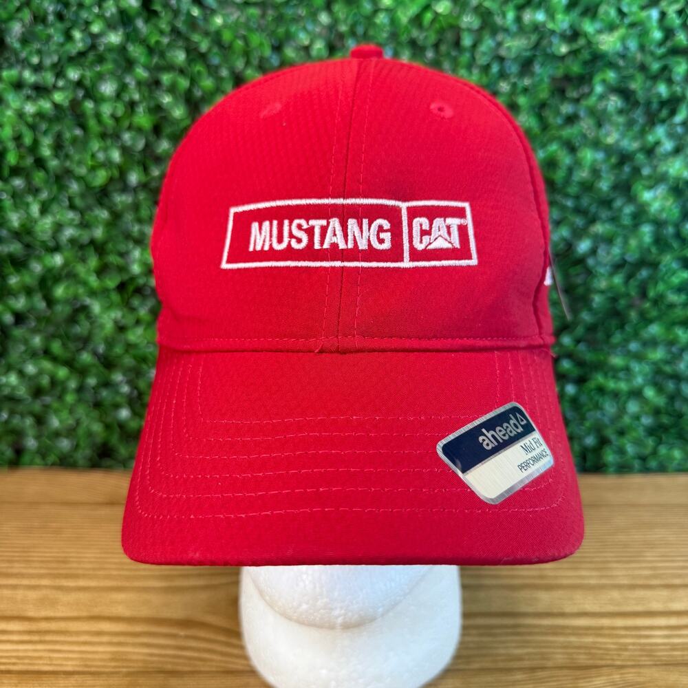 NWT 2024 Mustang Cat Golf League Adult Mens Hat New Adjustable Cap Texas Flag